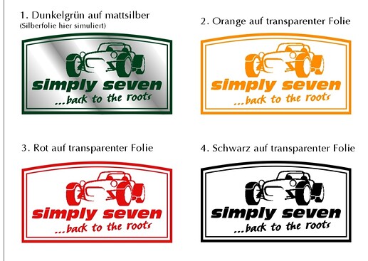 simply seven Aufkleber